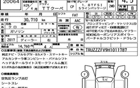 Audi TT, 2016 год, 2 500 000 рублей, 27 фотография