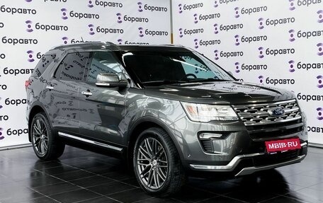 Ford Explorer VI, 2018 год, 2 895 000 рублей, 1 фотография