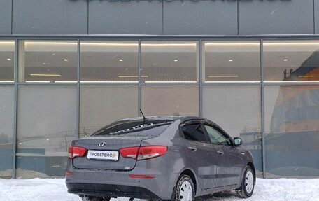 KIA Rio III рестайлинг, 2016 год, 599 000 рублей, 4 фотография