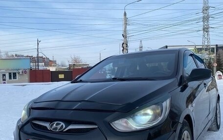 Hyundai Solaris II рестайлинг, 2011 год, 650 000 рублей, 25 фотография