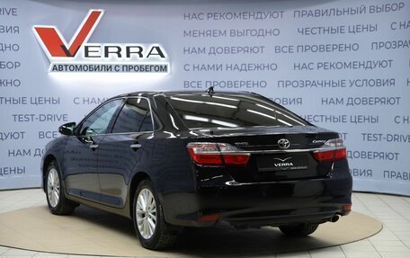 Toyota Camry, 2015 год, 2 470 000 рублей, 7 фотография