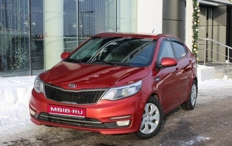 KIA Rio III рестайлинг, 2015 год, 935 000 рублей, 1 фотография