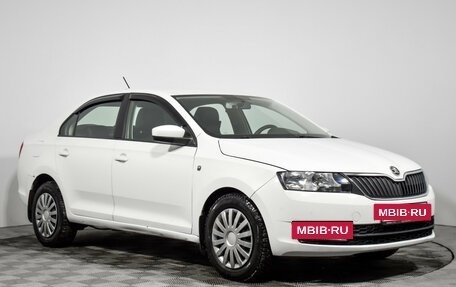 Skoda Rapid I, 2014 год, 879 000 рублей, 3 фотография