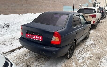 Hyundai Accent II, 2001 год, 235 000 рублей, 4 фотография