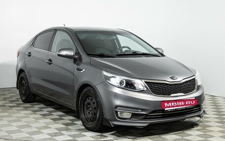 KIA Rio III рестайлинг, 2016 год, 799 585 рублей, 3 фотография