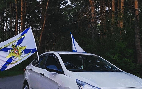 Hyundai Solaris II рестайлинг, 2014 год, 1 100 000 рублей, 20 фотография