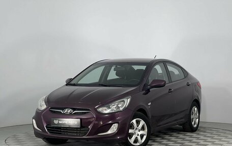 Hyundai Solaris II рестайлинг, 2011 год, 795 000 рублей, 1 фотография