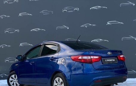 KIA Rio III рестайлинг, 2013 год, 637 800 рублей, 4 фотография