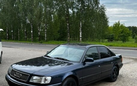 Audi 100, 1991 год, 320 000 рублей, 2 фотография