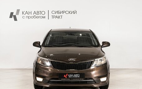 KIA Rio III рестайлинг, 2016 год, 975 100 рублей, 2 фотография