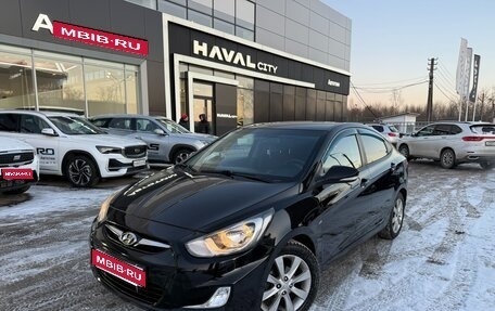 Hyundai Solaris II рестайлинг, 2012 год, 595 000 рублей, 1 фотография