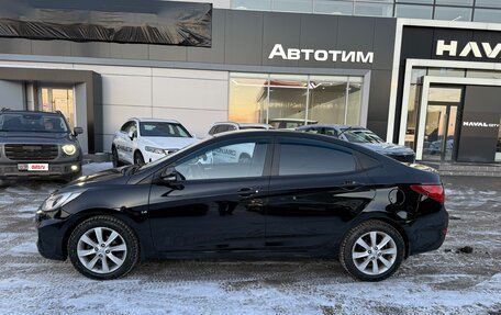 Hyundai Solaris II рестайлинг, 2012 год, 595 000 рублей, 9 фотография