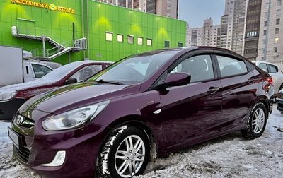 Hyundai Solaris II рестайлинг, 2011 год, 620 000 рублей, 1 фотография