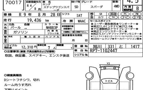 Honda Stepwgn, 2022 год, 2 727 000 рублей, 16 фотография