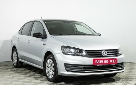 Volkswagen Polo VI (EU Market), 2018 год, 999 585 рублей, 3 фотография