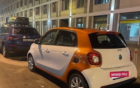 Smart Forfour II, 2016 год, 1 100 000 рублей, 5 фотография