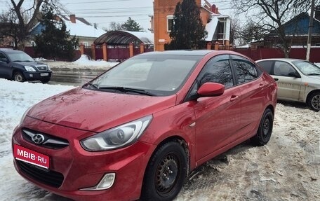 Hyundai Solaris II рестайлинг, 2011 год, 665 000 рублей, 1 фотография