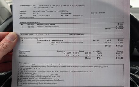 Audi A1, 2014 год, 1 015 000 рублей, 19 фотография