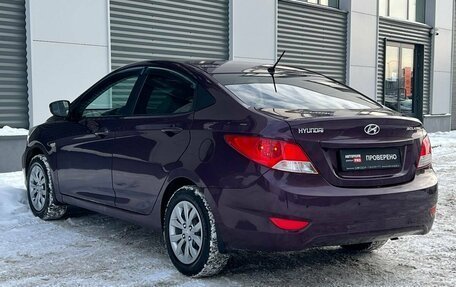 Hyundai Solaris II рестайлинг, 2012 год, 595 000 рублей, 4 фотография