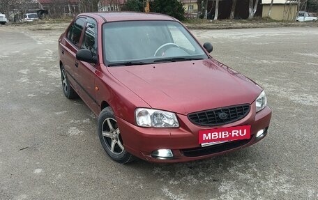 Hyundai Accent II, 2004 год, 470 000 рублей, 1 фотография