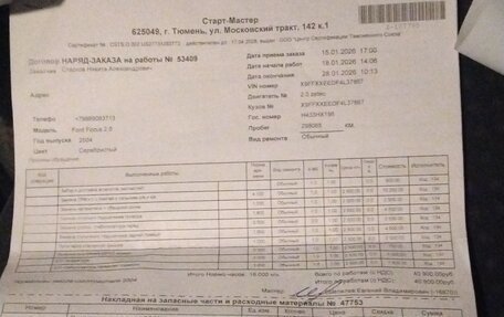 Ford Focus IV, 2004 год, 260 000 рублей, 18 фотография