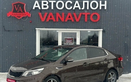 KIA Rio III рестайлинг, 2015 год, 1 100 000 рублей, 1 фотография