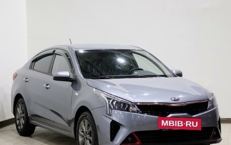 KIA Rio IV, 2021 год, 1 595 000 рублей, 3 фотография