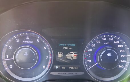 Hyundai Grandeur, 2012 год, 1 400 000 рублей, 9 фотография