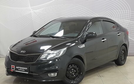 KIA Rio III рестайлинг, 2015 год, 949 000 рублей, 2 фотография