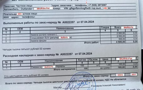 Mitsubishi Outlander III рестайлинг 3, 2006 год, 550 000 рублей, 18 фотография