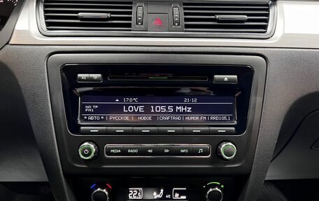 Skoda Rapid I, 2014 год, 1 275 000 рублей, 20 фотография