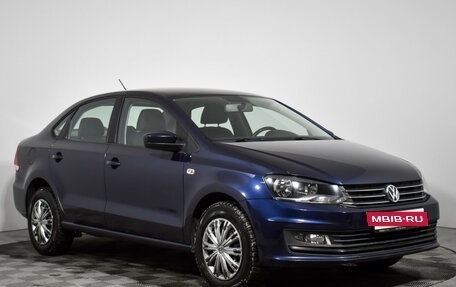 Volkswagen Polo VI (EU Market), 2016 год, 990 000 рублей, 3 фотография