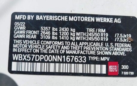 BMW X3, 2022 год, 5 300 000 рублей, 11 фотография