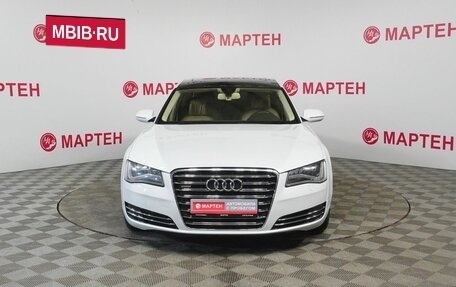 Audi A8, 2013 год, 1 879 000 рублей, 2 фотография