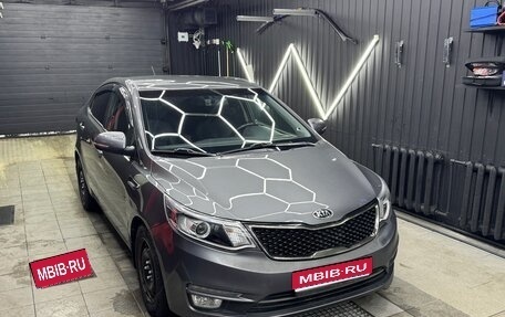 KIA Rio III рестайлинг, 2016 год, 1 370 000 рублей, 1 фотография