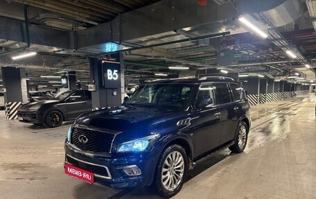 Infiniti QX80 I рестайлинг, 2017 год, 4 000 000 рублей, 2 фотография