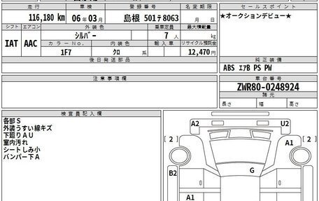 Toyota Noah III, 2017 год, 2 300 000 рублей, 15 фотография