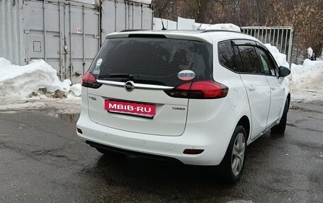 Opel Zafira C рестайлинг, 2014 год, 1 350 000 рублей, 28 фотография