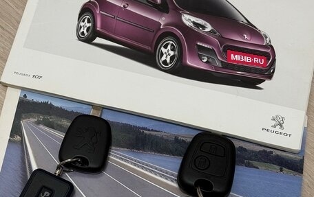 Peugeot 107 I рестайлинг, 2011 год, 275 000 рублей, 12 фотография