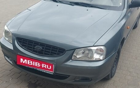 Hyundai Accent II, 2003 год, 285 000 рублей, 1 фотография