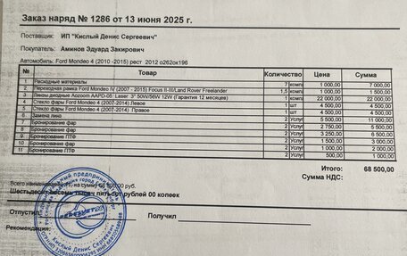 Ford Mondeo IV, 2012 год, 875 000 рублей, 7 фотография