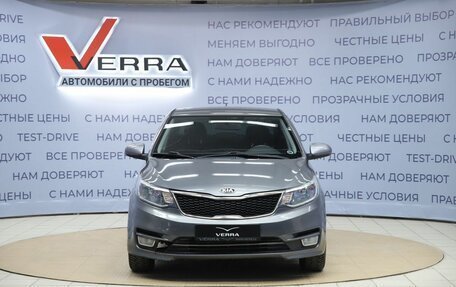 KIA Rio III рестайлинг, 2017 год, 990 000 рублей, 2 фотография