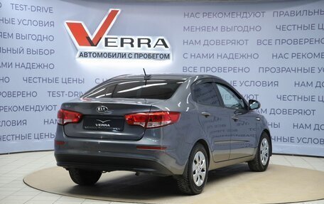 KIA Rio III рестайлинг, 2017 год, 990 000 рублей, 5 фотография