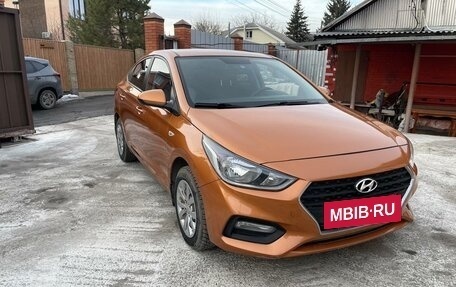 Hyundai Solaris II рестайлинг, 2017 год, 1 350 000 рублей, 3 фотография