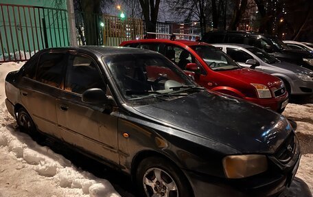 Hyundai Accent II, 2004 год, 130 000 рублей, 1 фотография