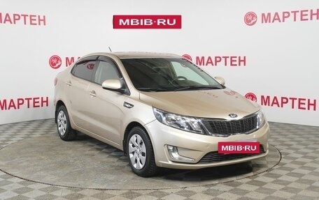 KIA Rio III рестайлинг, 2013 год, 657 000 рублей, 3 фотография
