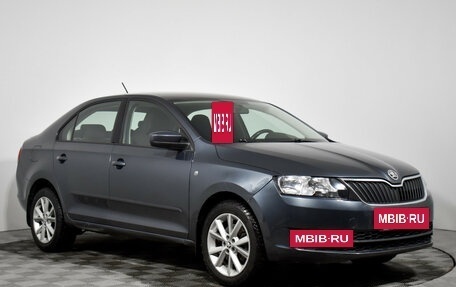 Skoda Rapid I, 2015 год, 830 000 рублей, 3 фотография