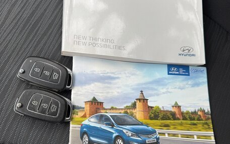 Hyundai Solaris II рестайлинг, 2015 год, 915 000 рублей, 36 фотография