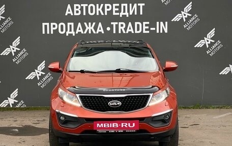 KIA Sportage III, 2014 год, 1 460 000 рублей, 2 фотография