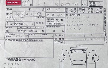 Nissan Note II рестайлинг, 2019 год, 1 799 000 рублей, 2 фотография